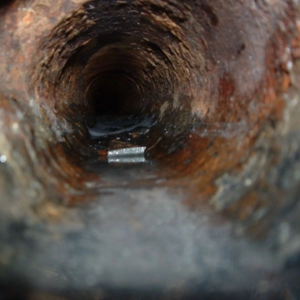 Inside of a Pipe